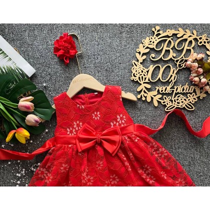 PRINCESS BABY GOWN 314- #996 (W HAIRBAND)