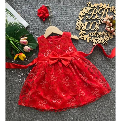 PRINCESS BABY GOWN 314- #996 (W HAIRBAND)