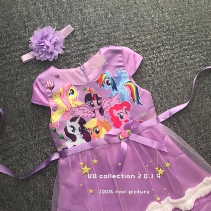 CARTOON DRESS 27 - JL19*2 (W HAIRBAND)