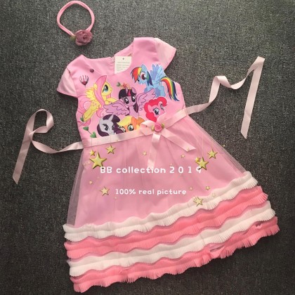 CARTOON DRESS 27 - JL19*2 (W HAIRBAND)