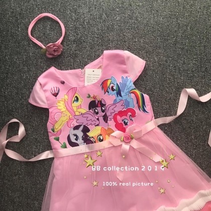 CARTOON DRESS 27 - JL19*2 (W HAIRBAND)