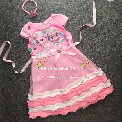 CARTOON DRESS 27 - JL19*2 (W HAIRBAND)