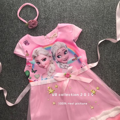 CARTOON DRESS 27 - JL19*2 (W HAIRBAND)