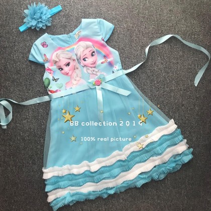 CARTOON DRESS 27 - JL19*2 (W HAIRBAND)