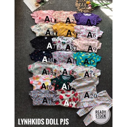 LYNHKIDS PJS DOLL [TAG2Y-6Y] SUIT 6M-4Y-PART 1-CLEARANCE