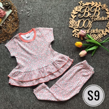GYMKIDS PEPLUM PJS SHORT SLEEVE [S1-S10]-VN