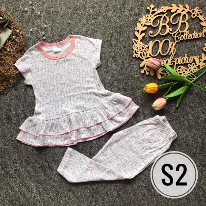 GYMKIDS PEPLUM PJS SHORT SLEEVE [S1-S10]-VN