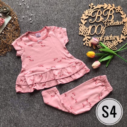 GYMKIDS PEPLUM PJS SHORT SLEEVE [S1-S10]-VN
