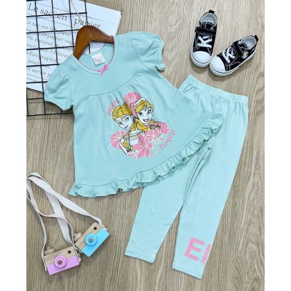 JUMPING BEANS S/L DOLL PJS - 8 DESIGN - SZ 3-8Y VN