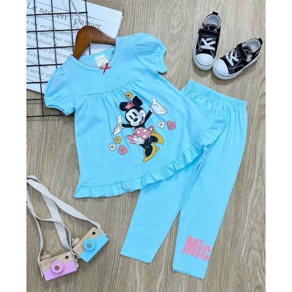 JUMPING BEANS S/L DOLL PJS - 8 DESIGN - SZ 3-8Y VN