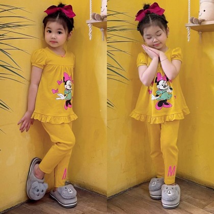 JUMPING BEANS S/L DOLL PJS - 8 DESIGN - SZ 3-8Y VN