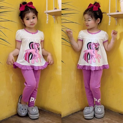 JUMPING BEANS S/L DOLL PJS - 8 DESIGN - SZ 3-8Y VN
