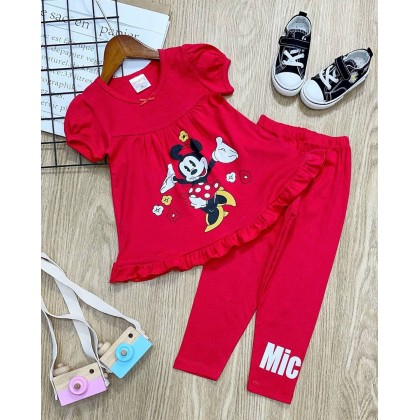 JUMPING BEANS S/L DOLL PJS - 8 DESIGN - SZ 3-8Y VN