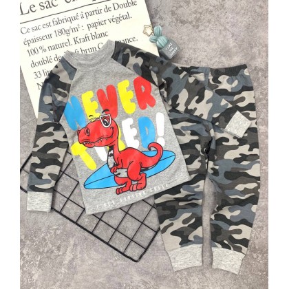 GYMKIDS - CARTOON BOY LS PJS - 7DESIGN -SZ 3-8Y VN