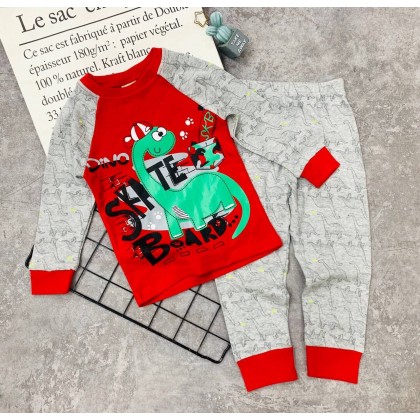 GYMKIDS - CARTOON BOY LS PJS - 7DESIGN -SZ 3-8Y VN