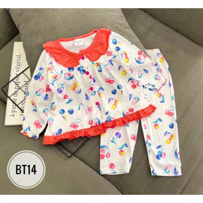 GYMKIDS BUTTON PJS LS SZ 3-8Y - VN BT14-BT18 GYMKIDS BUTTON PJS LS SZ 3-8Y - VN BT14-BT18