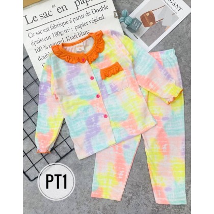 GYMKIDS BUTTON WITH POCKET- SZ 3-8Y- VN PART1 PT1-PT5