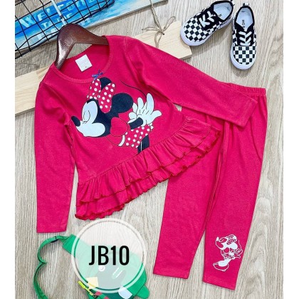 JUMPING BEANS LS GIRL DOLL PJS SZ 3-8Y-VN PART1 JB9-JB12