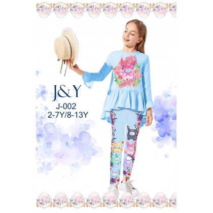 J002- J&Y PJS - SZ 2-7Y 8-13Y J002- J&Y PJS - SZ 2-7Y 8-13Y