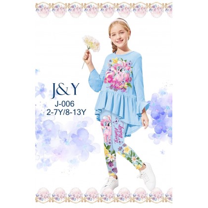 J006- J&Y PJS - SZ 2-7Y 8-13Y