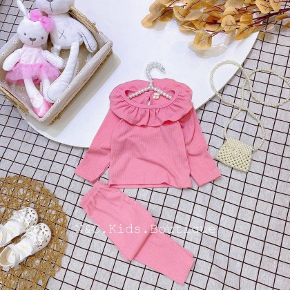 MINKY MOM GIRL PLAIN COLOUR PJS - SZ 1-7Y -VN MINKY MOM GIRL PLAIN COLOUR PJS - SZ 1-7Y -VN