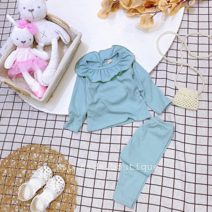 MINKY MOM GIRL PLAIN COLOUR PJS - SZ 1-7Y -VN MINKY MOM GIRL PLAIN COLOUR PJS - SZ 1-7Y -VN