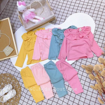 MINKY MOM GIRL PLAIN COLOUR PJS - SZ 1-7Y -VN MINKY MOM GIRL PLAIN COLOUR PJS - SZ 1-7Y -VN