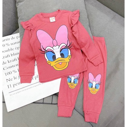 GYMKIDS LS PJS WITH RUFFLES - VN SZ 3-8Y B1-B8