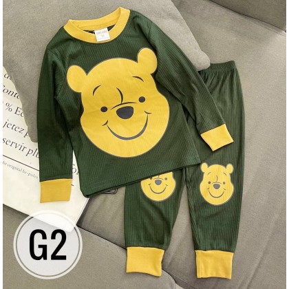 GYMKIDS LS BOY PJS - VN SZ 3-8Y 7 DESIGN PART1 GYMKIDS LS BOY PJS - VN SZ 3-8Y 7 DESIGN PART1