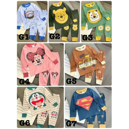 GYMKIDS LS BOY PJS - VN SZ 3-8Y 7 DESIGN PART1 GYMKIDS LS BOY PJS - VN SZ 3-8Y 7 DESIGN PART1