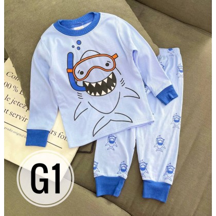 GYMKIDS LS BOY PJS - VN SZ 3-8Y 7 DESIGN PART1 GYMKIDS LS BOY PJS - VN SZ 3-8Y 7 DESIGN PART1