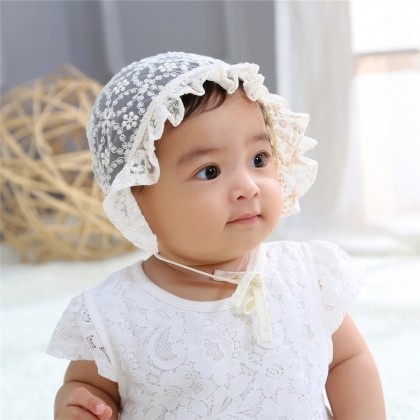 BABYHAT LACE - NEW BORN BABY BABYHAT LACE - NEW BORN BABY