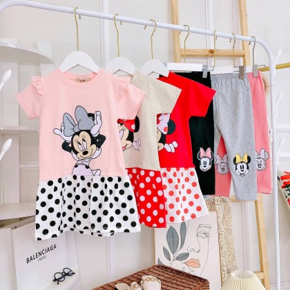HM - 2PC SET MINNIE 2PC SET - SZ 1-7Y - VN HM - 2PC SET MINNIE 2PC SET - SZ 1-7Y - VN