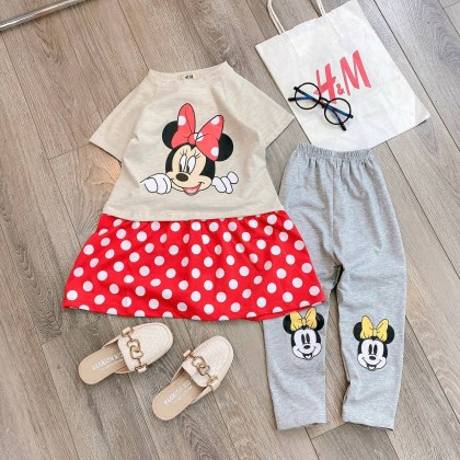 HM - 2PC SET MINNIE 2PC SET - SZ 1-7Y - VN HM - 2PC SET MINNIE 2PC SET - SZ 1-7Y - VN