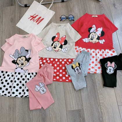 HM - 2PC SET MINNIE 2PC SET - SZ 1-7Y - VN HM - 2PC SET MINNIE 2PC SET - SZ 1-7Y - VN