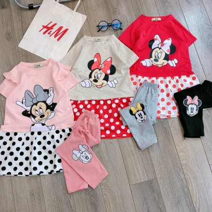HM - 2PC SET MINNIE 2PC SET - SZ 1-7Y - VN HM - 2PC SET MINNIE 2PC SET - SZ 1-7Y - VN