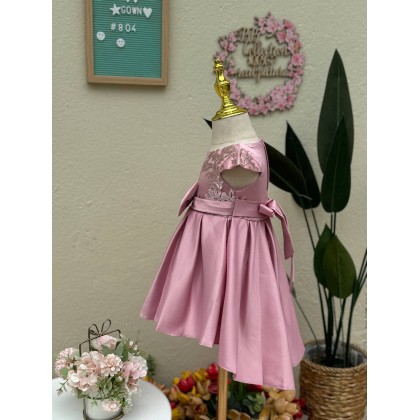 PRINCESS BABY GOWN 804-WITH HEADBAND - [66392-2] 